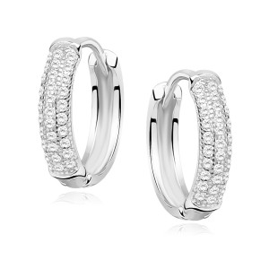 Cercei rotunzi argint Ø15 mm cu pietre DiAmanti Z0967DER_W-DIA (Argint 925‰ 2,3 g.) Cercei rotunzi argint Ø15 mm cu pietre DiAmanti Z0967DER_W-DIA (Argint 925‰ 2,3 g.)